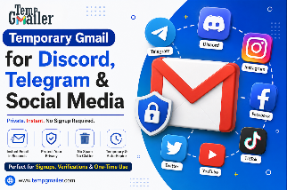 Temporary Gmail for Discord, Telegram & Social Media